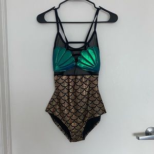 Mermaid Halloween bodysuit